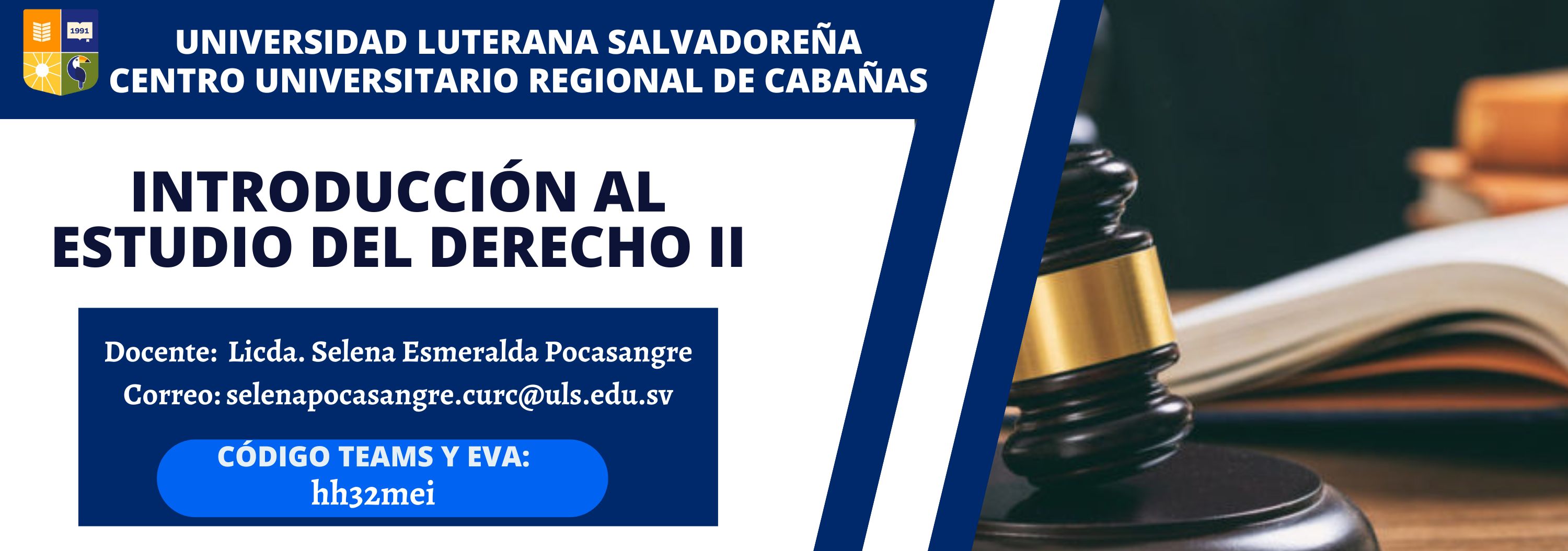 Introducción al Estudio del Derecho II- miércoles 8:00am a 9:40am y 10:00am a 11:40am - ciclo II-2024