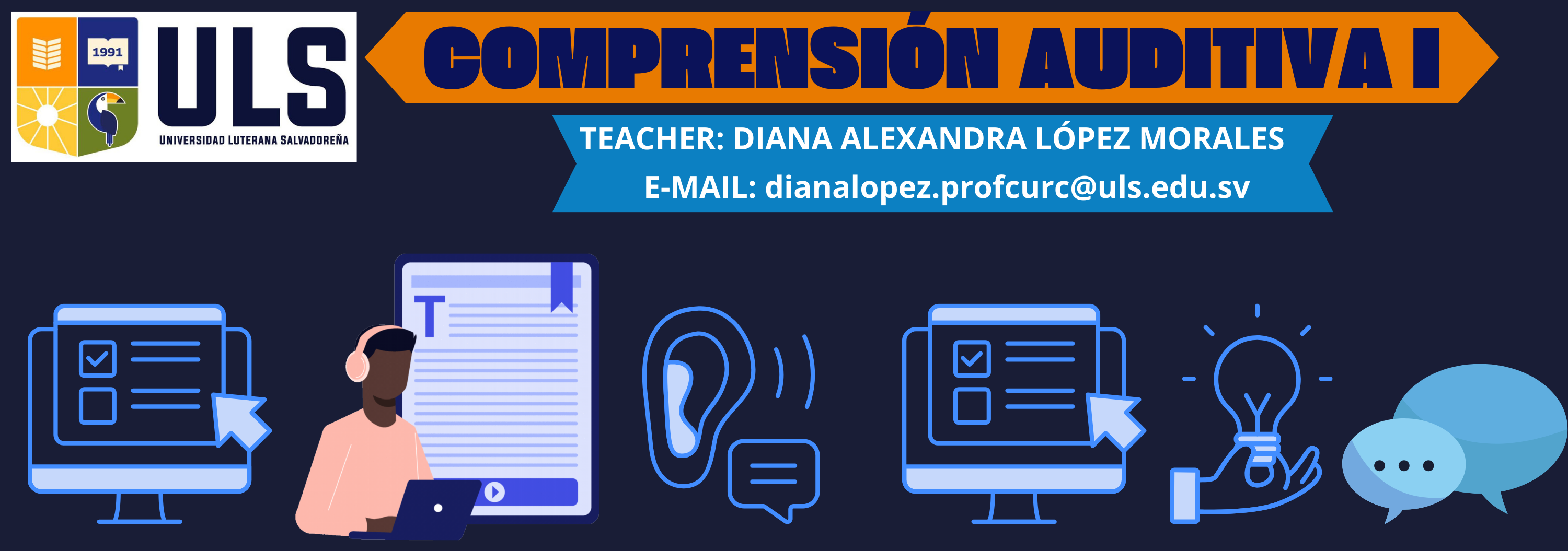 Comprensión Auditiva I Sábado 1:00 P.M. a 2:40 P.M. y de 3:00 P.M. a 4:40 P.M. Ciclo II 2024