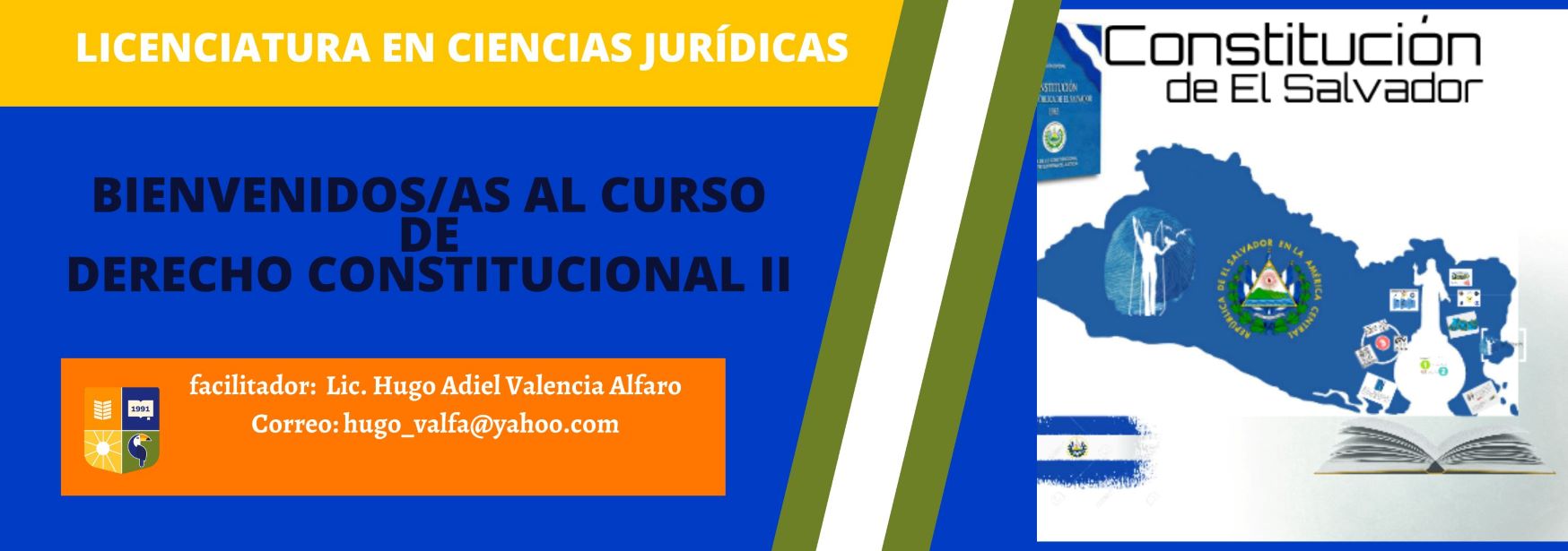 Derecho Constitucional II - Lunes de 8:00am a 9:40am y 10:00am a 11:40am- ciclo II-2024.