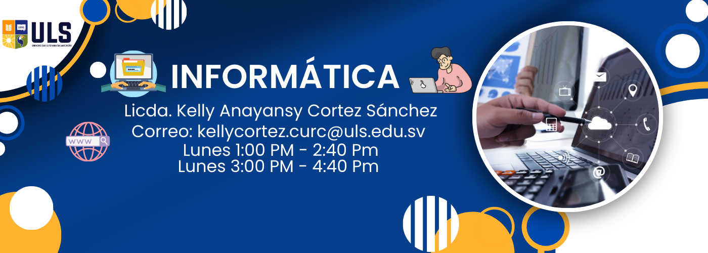 Informática Ciclo II-2024 Lunes 1:00 PM - 2:40 PM y 3:00 PM - 4:40 PM