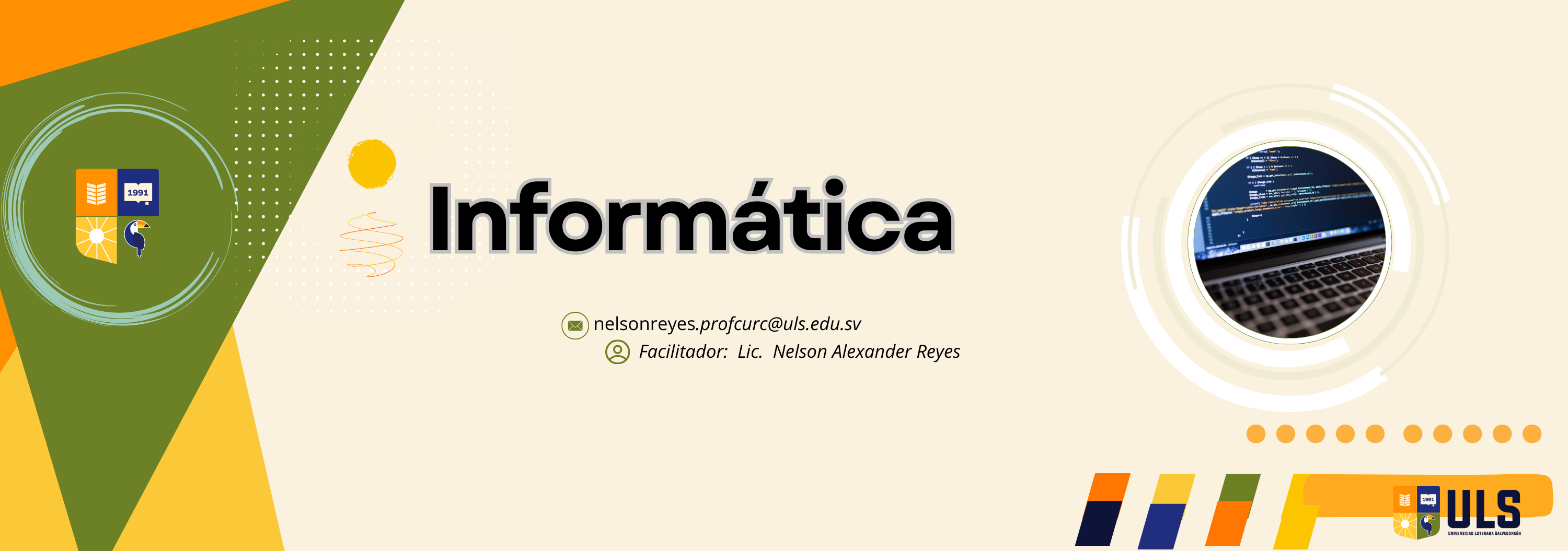 Informática Ciclo II-2024 Domingo 8:00 AM - 9:40 AM y 10:00 AM - 11:40 AM