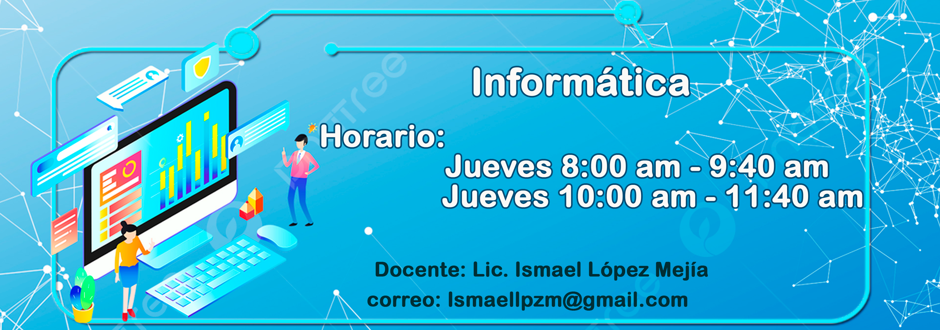 Informática - Ciclo II 2024 Jueves 8:00 - 9:40 am/ 10:00 - 11:40 am