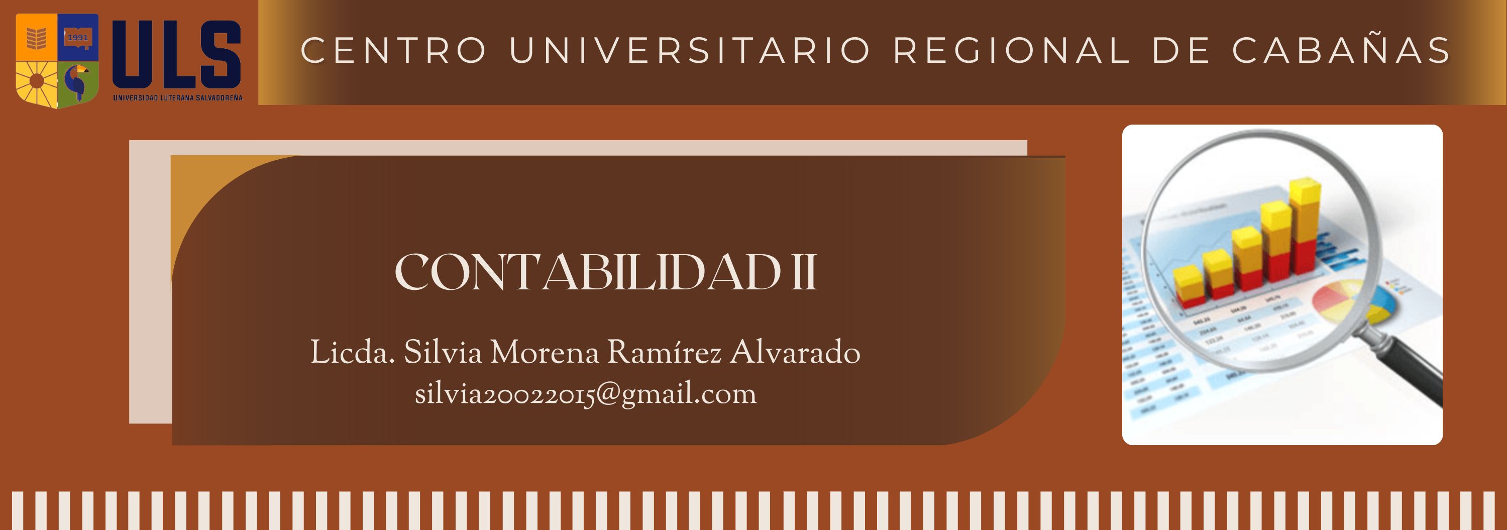 Contabilidad II- Miércoles 01:00p.m a 02:40p.m y 03:00p.m a 04:40p.m- Ciclo II 2024