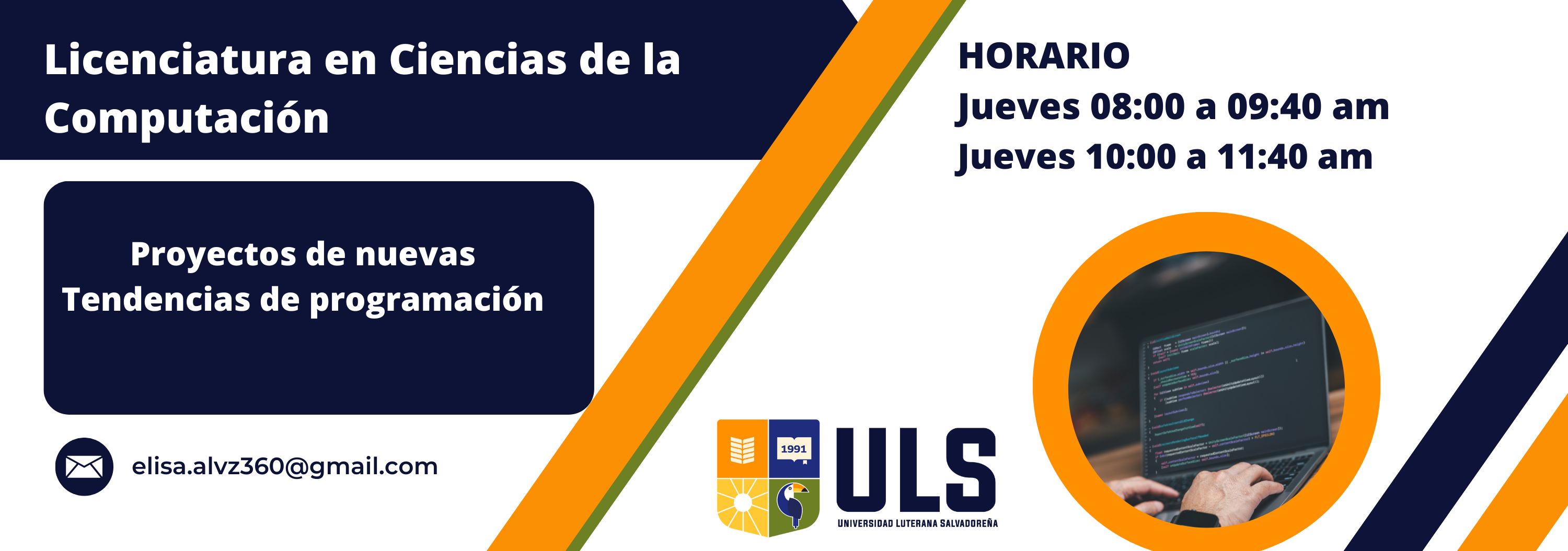 Proyectos de nuevas tendencias de programación - Jueves 8:00-9:40 am, 10:00 -11:40 am - Ciclo I 2025