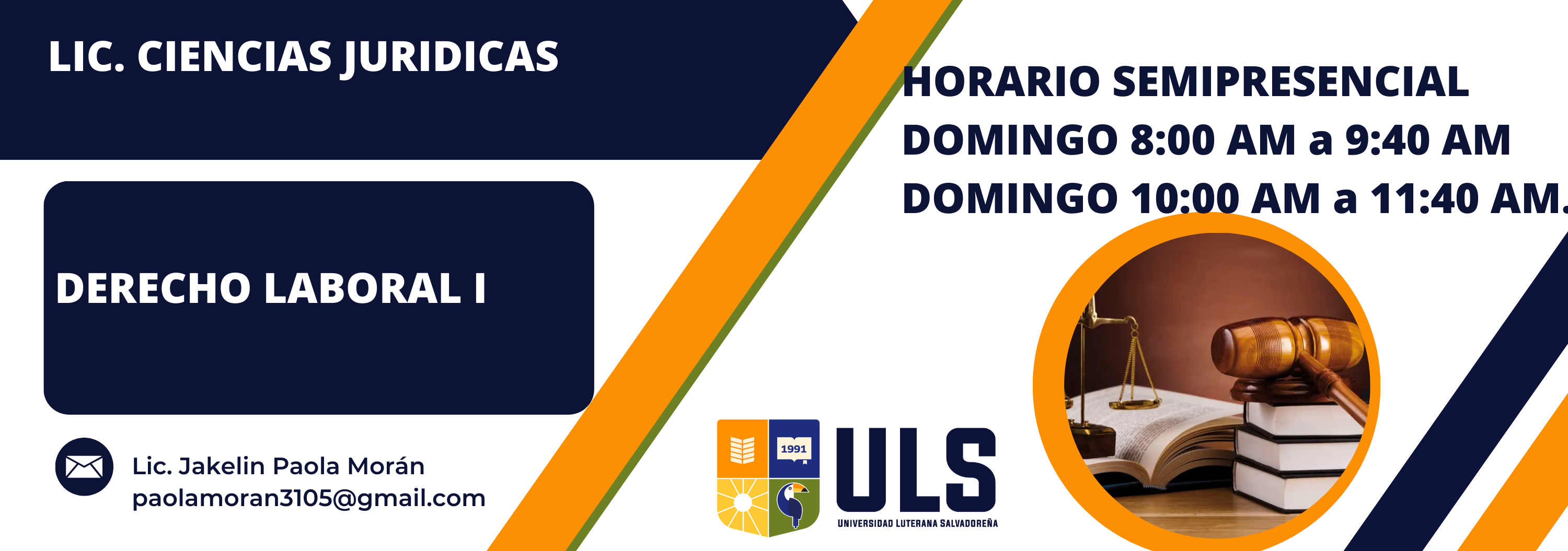 LABORAL I DOMINGOS 8:00-9:40 / 10:00- 11:40